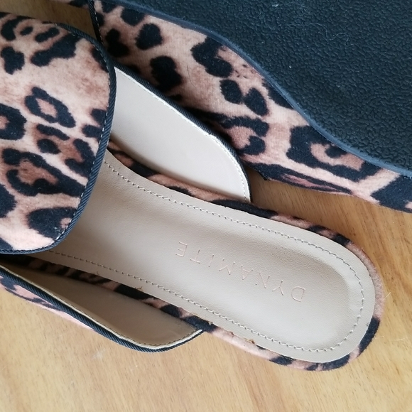 Dynamite Leopard Print Mules - Picture 6 of 6